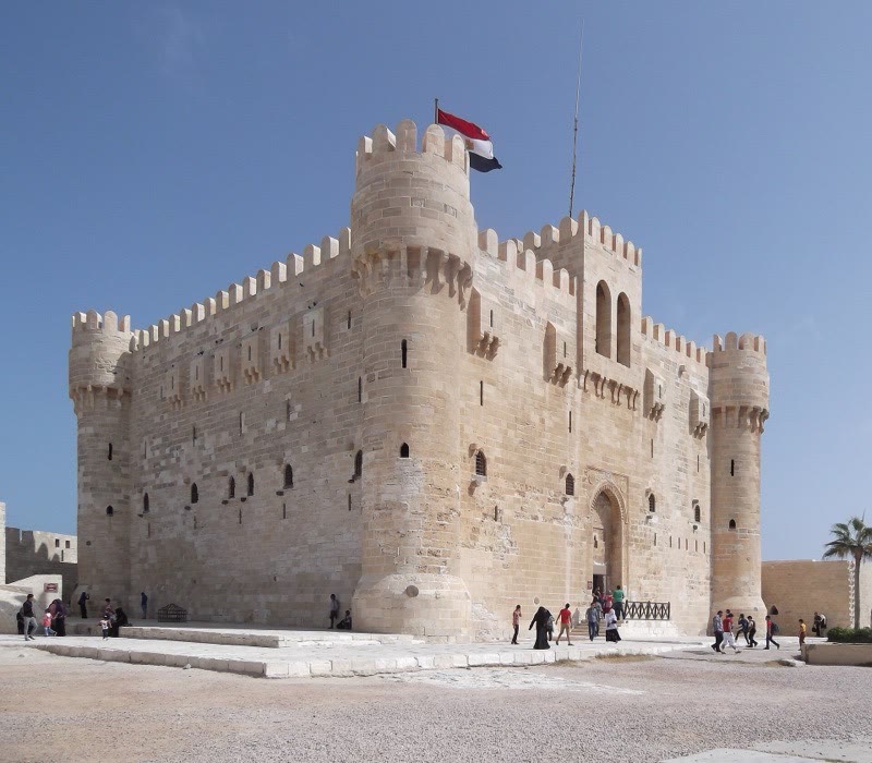 Qaitbay Citadel and the Mediterranean