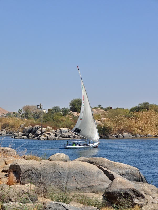 Nile landscape at Aswan