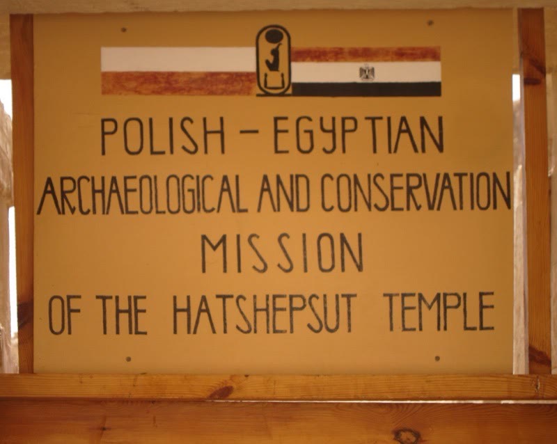 Conservation work at the Temple of Hatshepsut